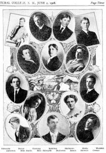 NMCA&MA Class of 1908. Justin Weddell far right second from top.