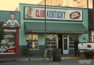 The Kentucky Club on Avenida Juárez. © William P. Diven.