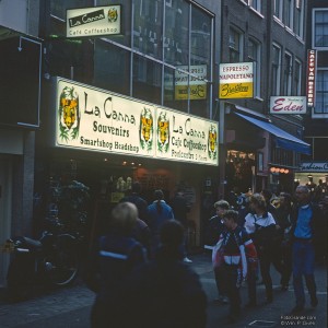 La Canna, Amsterdam's largest coffee shop at the time. Photo © William P. Diven