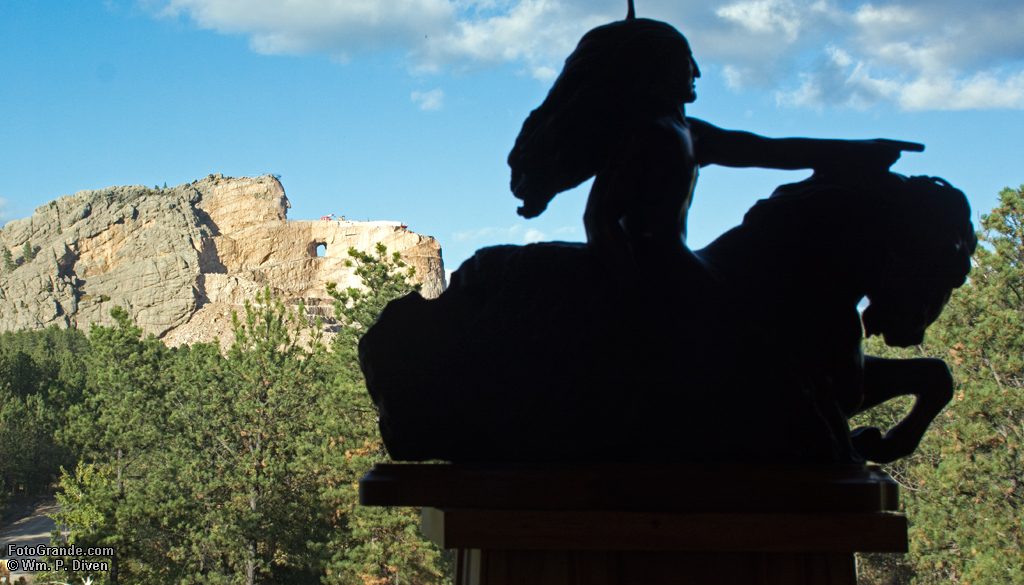 The Crazy Horse Monument, Native America's answer to Mount Rushmore, takes shape on tribal land near Custer, S.D.